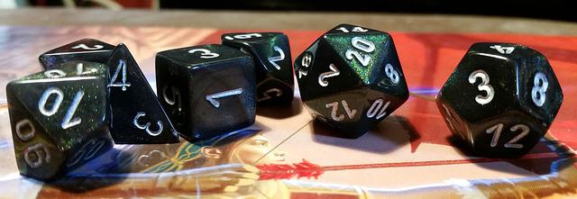 dnd roleplaying dice