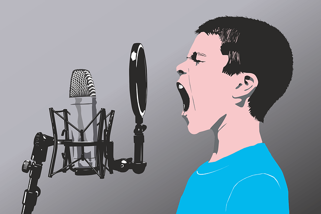 a boy voice acting and singing as a part of dnd roleplaying