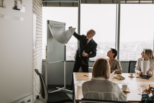 office presentation, meeting